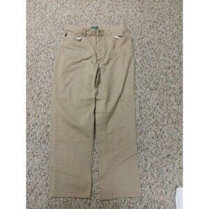 Lauren Ralph Lauren Dress Pants Womens Beige Sz 14 Ladies Work Slacks Career Y2k